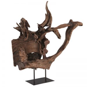 Natural Wood Sculpture Decorative Accent Piece Home Décor